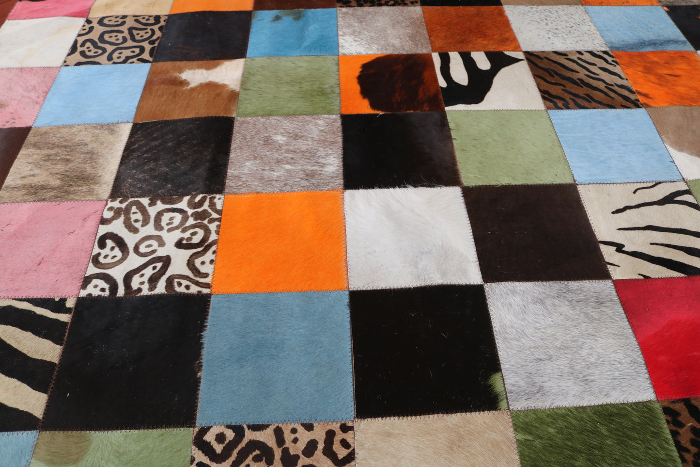 99460 Cowhide rug Patchwork Collection Quebecuir Premium