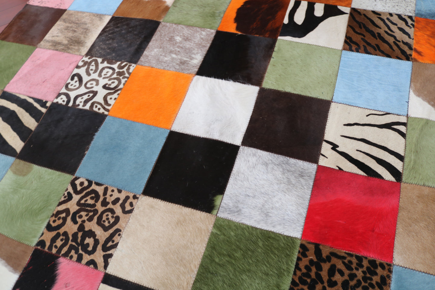 99460 Cowhide rug Patchwork Collection Quebecuir Premium