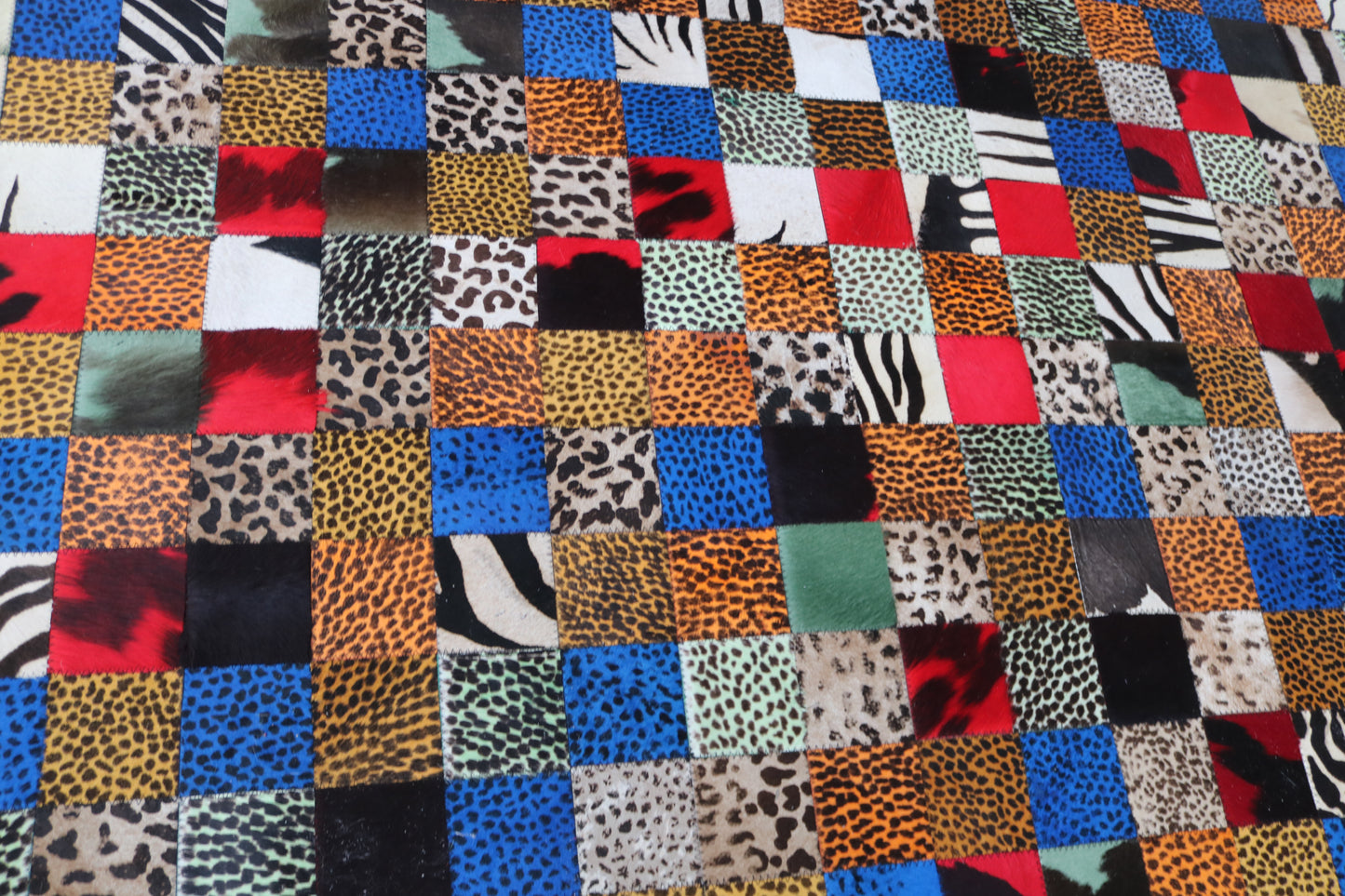 99465 Cowhide rug Patchwork Collection Quebecuir Premium