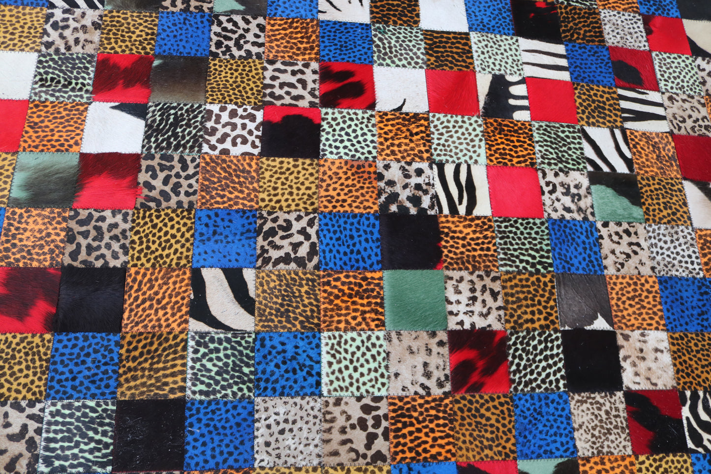 99465 Cowhide rug Patchwork Collection Quebecuir Premium