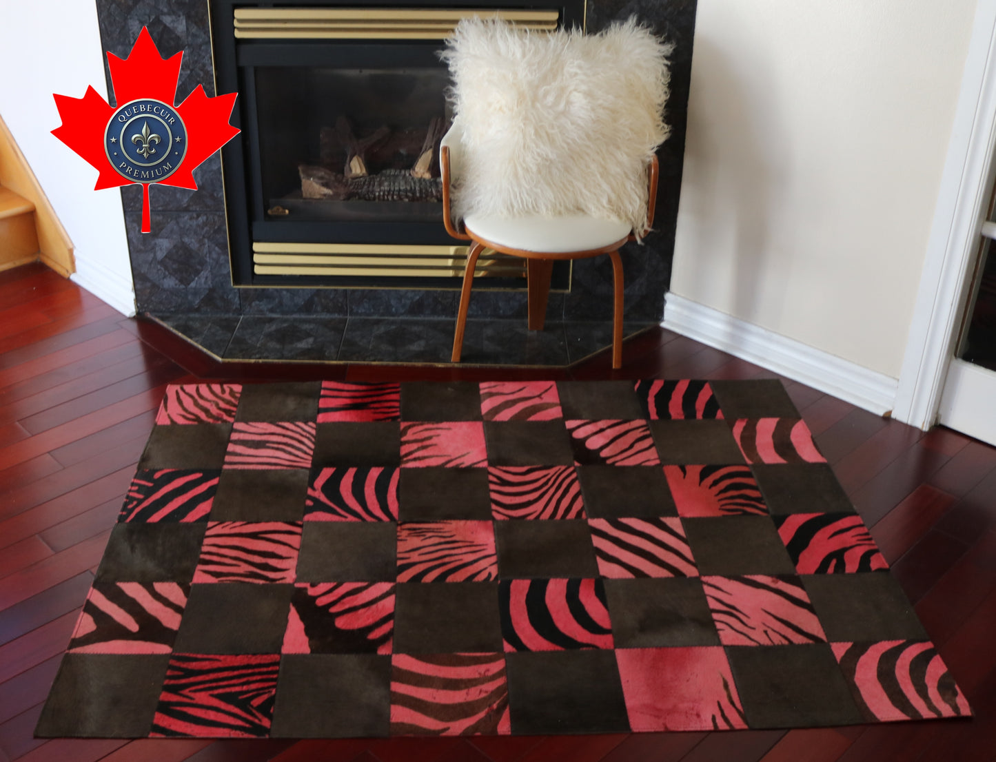 99470  Cowhide rug Patchwork Collection Quebecuir Premium
