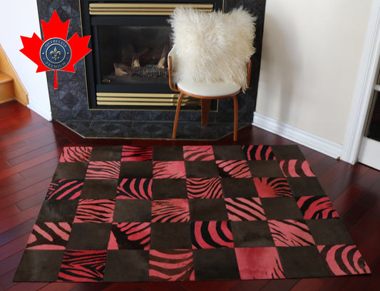 99470  Cowhide rug Patchwork Collection Quebecuir Premium
