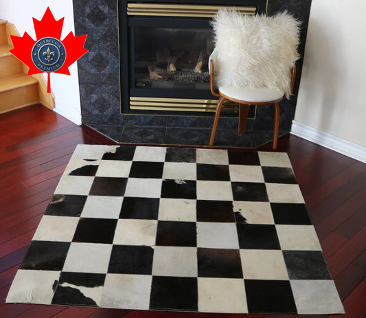 99472  Cowhide rug Patchwork Collection Quebecuir Premium