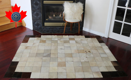 99475  Cowhide rug Patchwork Collection Quebecuir Premium