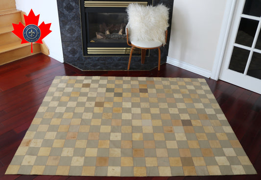 99476  Cowhide rug Patchwork Collection Quebecuir Premium