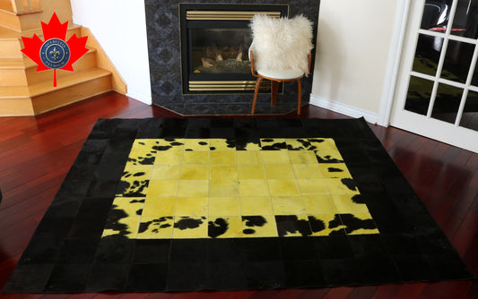 99477  Cowhide rug Patchwork Collection Quebecuir Premium