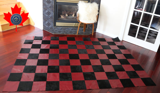 99478  Cowhide rug Patchwork Collection Quebecuir Premium
