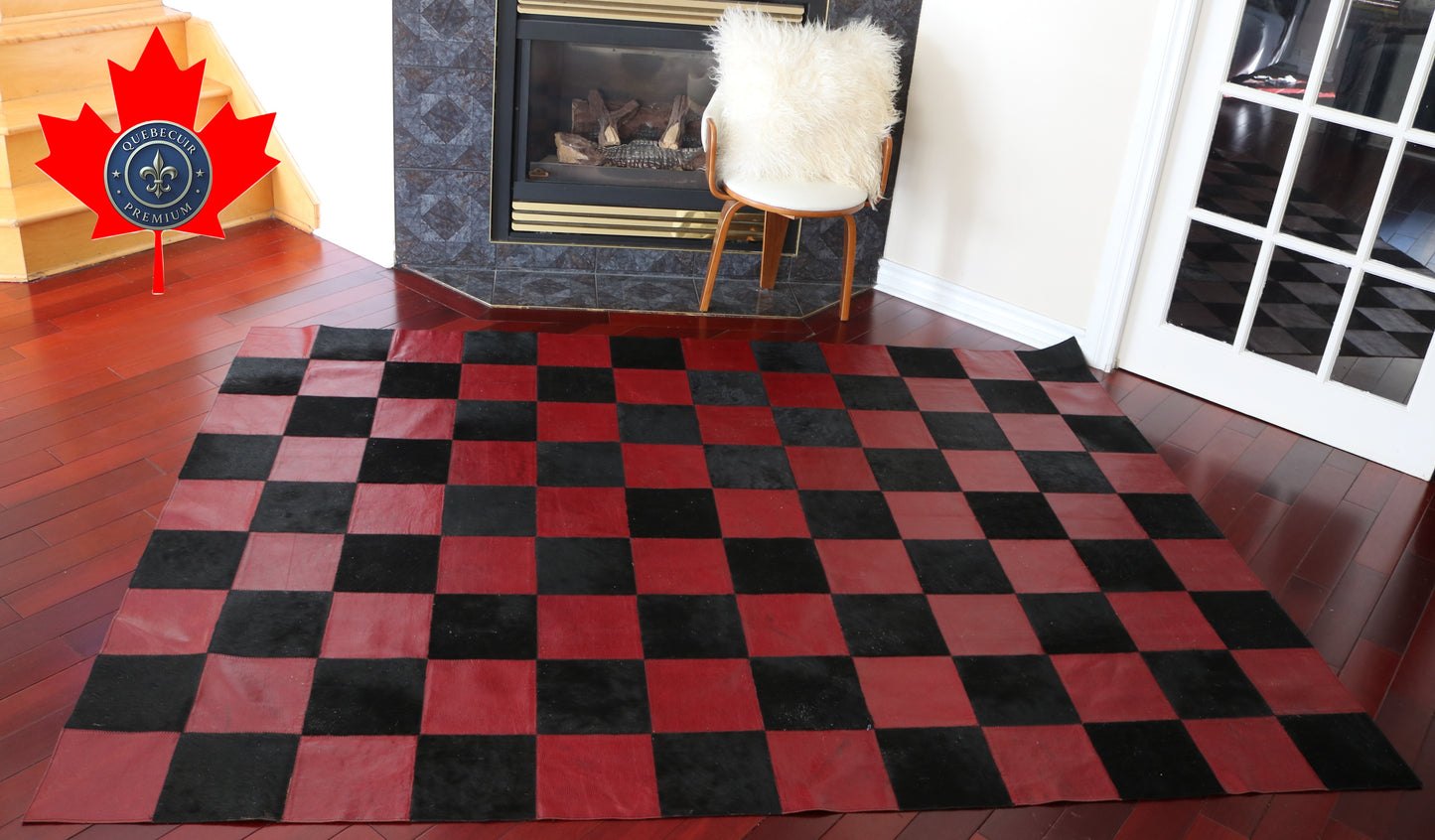 99478  Cowhide rug Patchwork Collection Quebecuir Premium