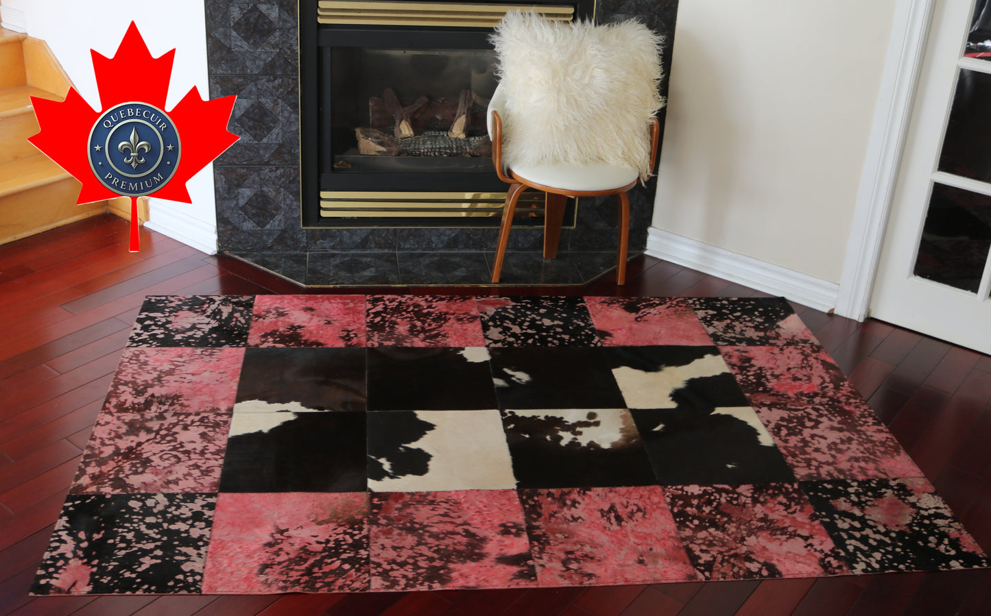99479  Cowhide rug Patchwork Collection Quebecuir Premium