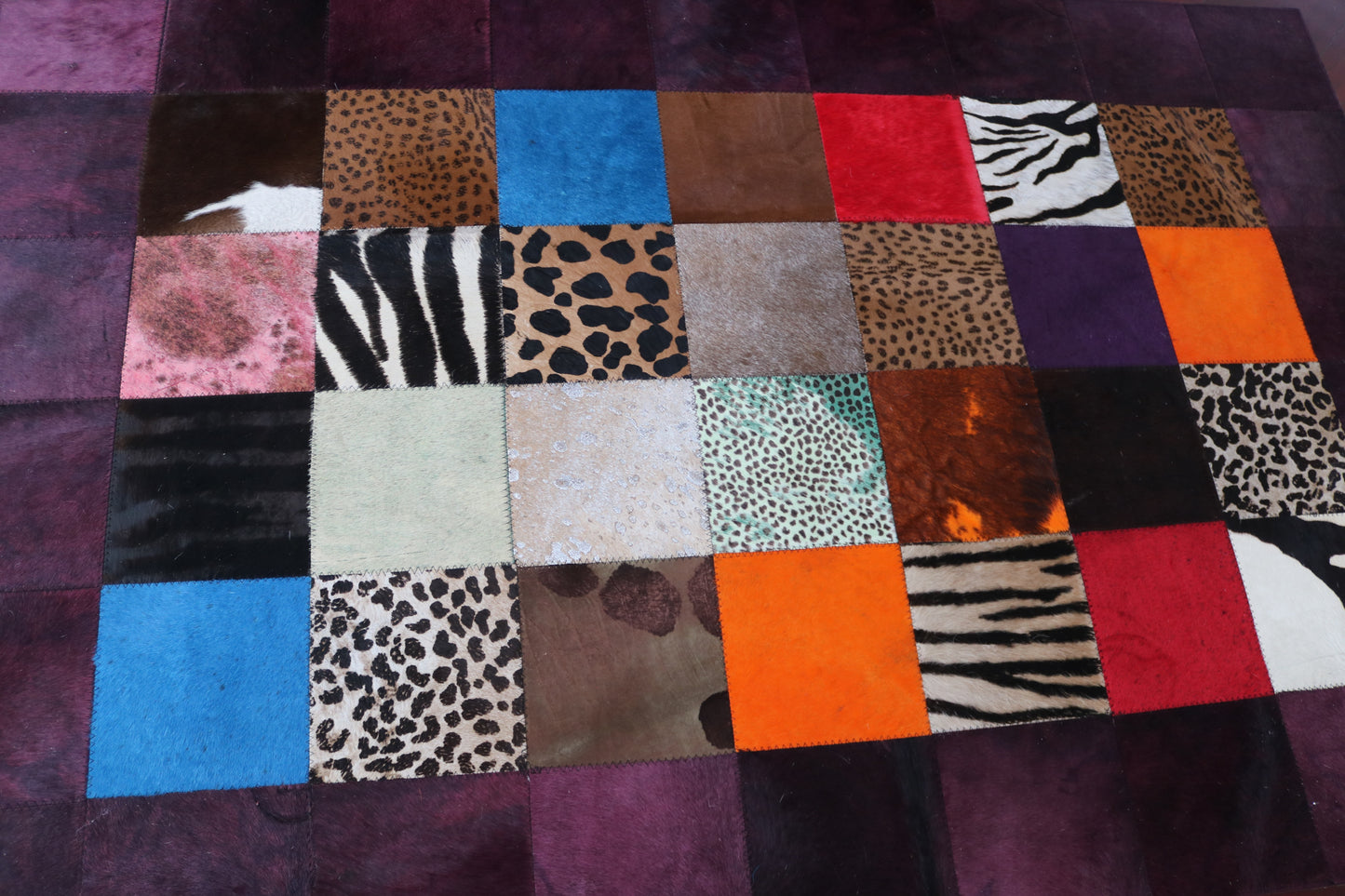 99481  Cowhide rug Patchwork Collection Quebecuir Premium