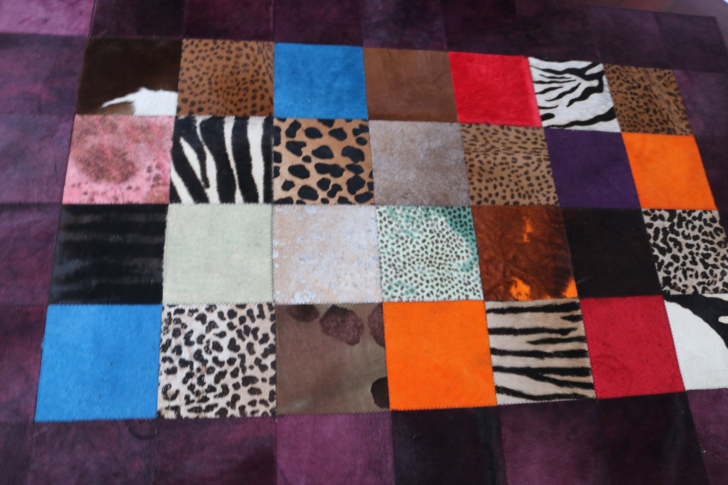 99481  Cowhide rug Patchwork Collection Quebecuir Premium