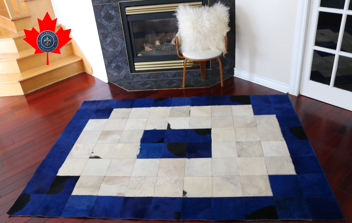 99482  Cowhide rug Patchwork Collection Quebecuir Premium