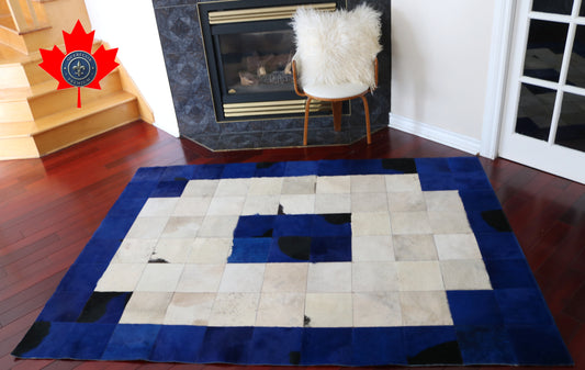 99482  Cowhide rug Patchwork Collection Quebecuir Premium