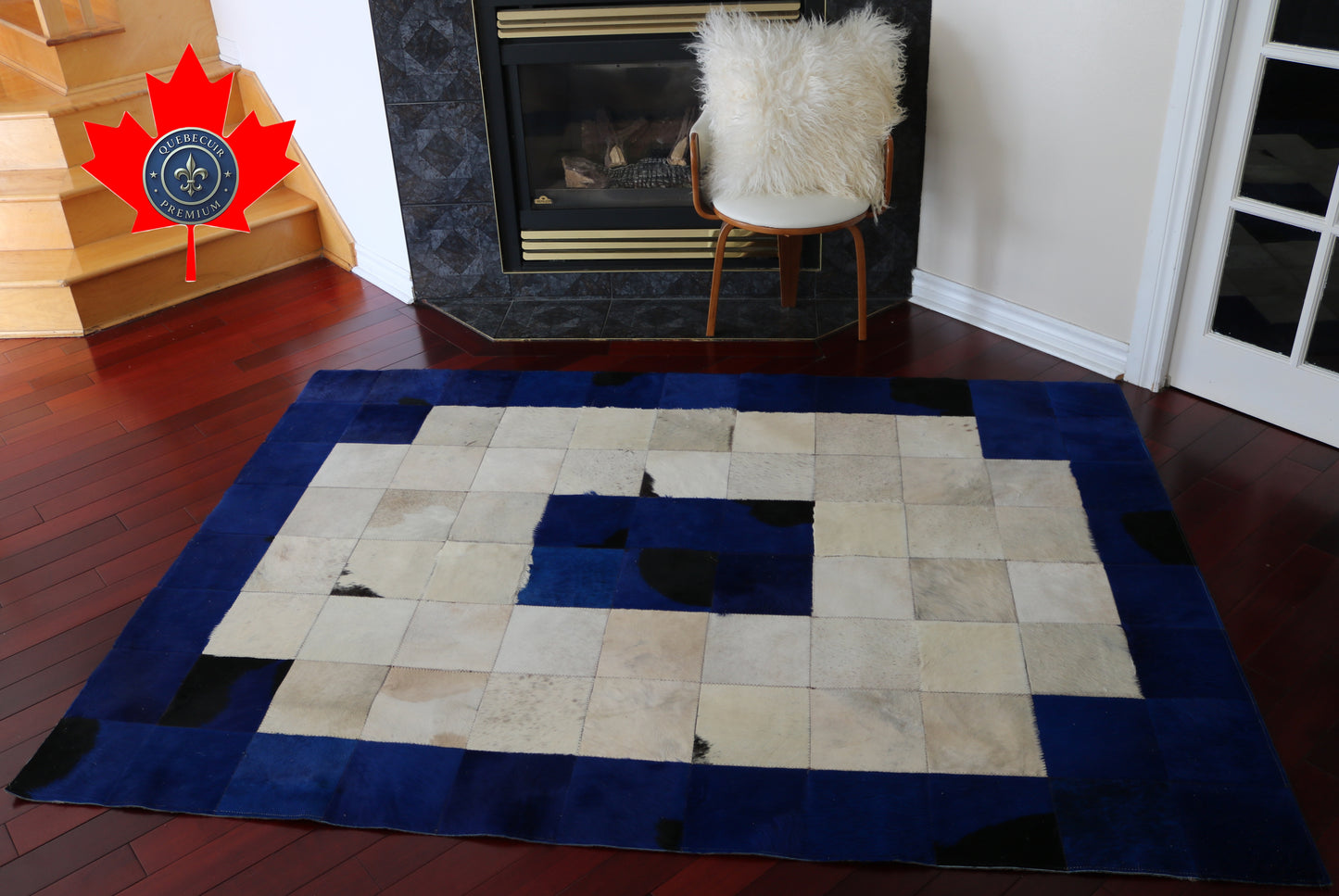 99482  Cowhide rug Patchwork Collection Quebecuir Premium