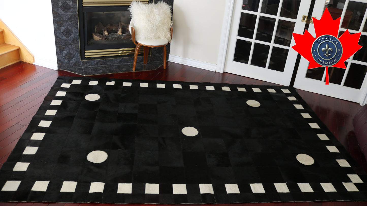 99484  Cowhide rug Patchwork Collection Quebecuir Premium
