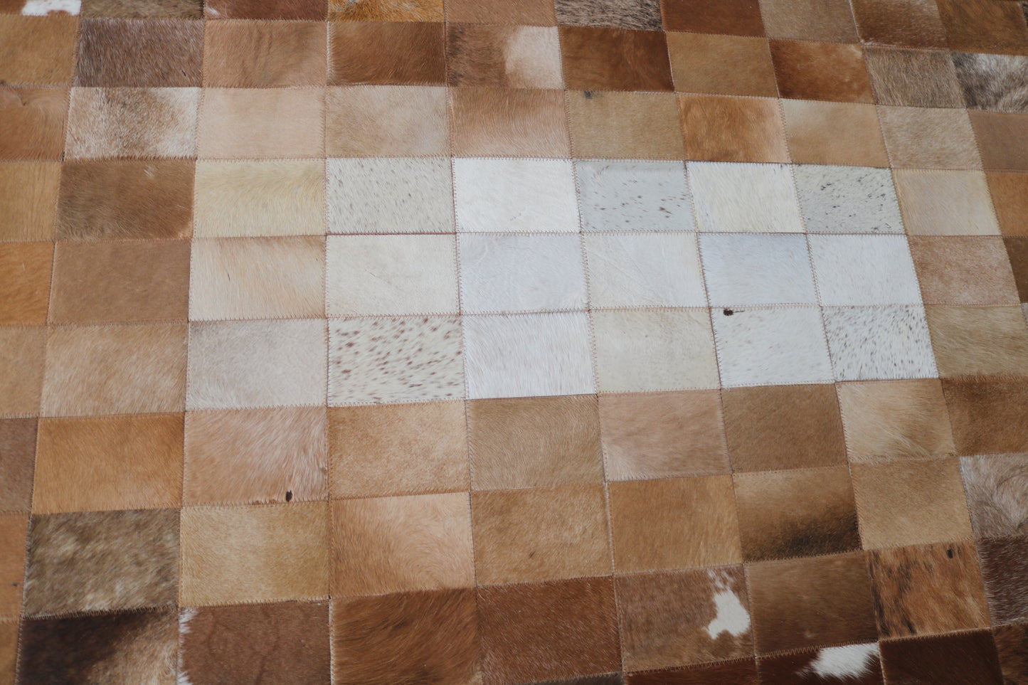 99490 Cowhide rug Patchwork Collection Quebecuir Premium