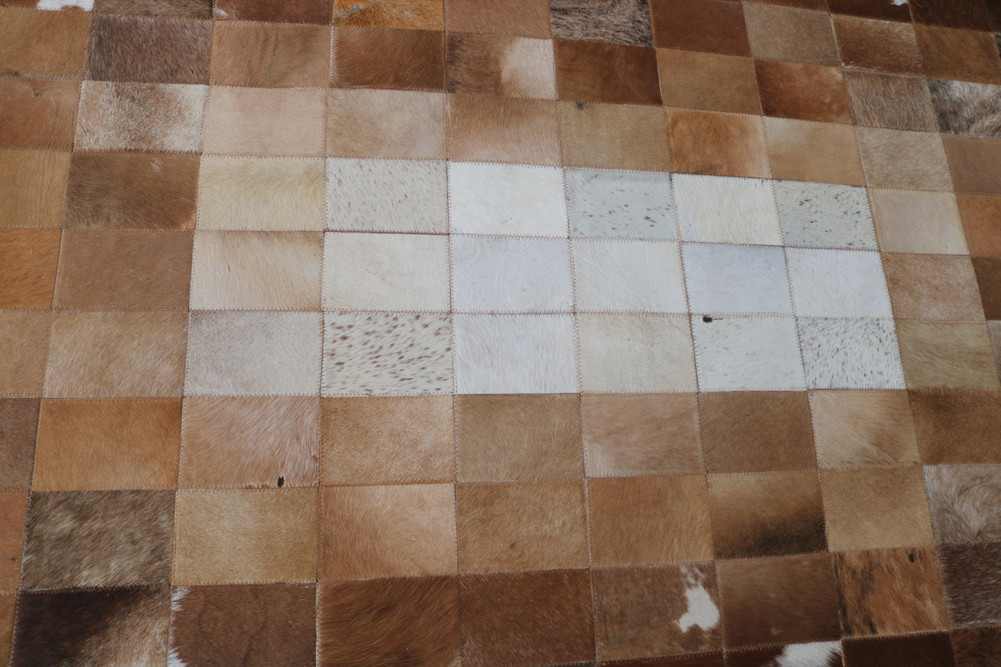 99490 Cowhide rug Patchwork Collection Quebecuir Premium