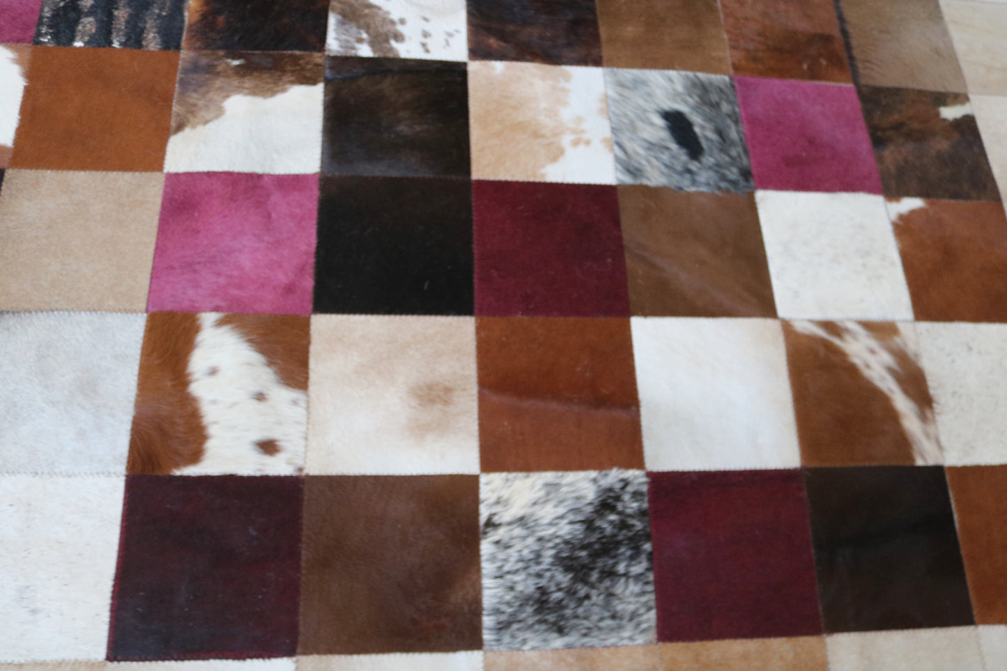 99500 Cowhide rug Patchwork Collection Quebecuir Premium