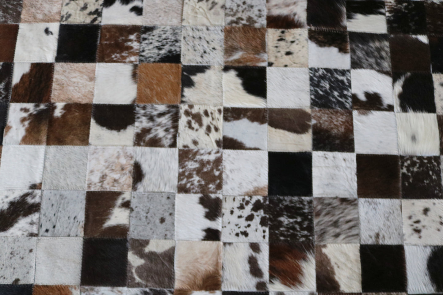 99515 Cowhide rug Patchwork Collection Quebecuir Premium RUNNER
