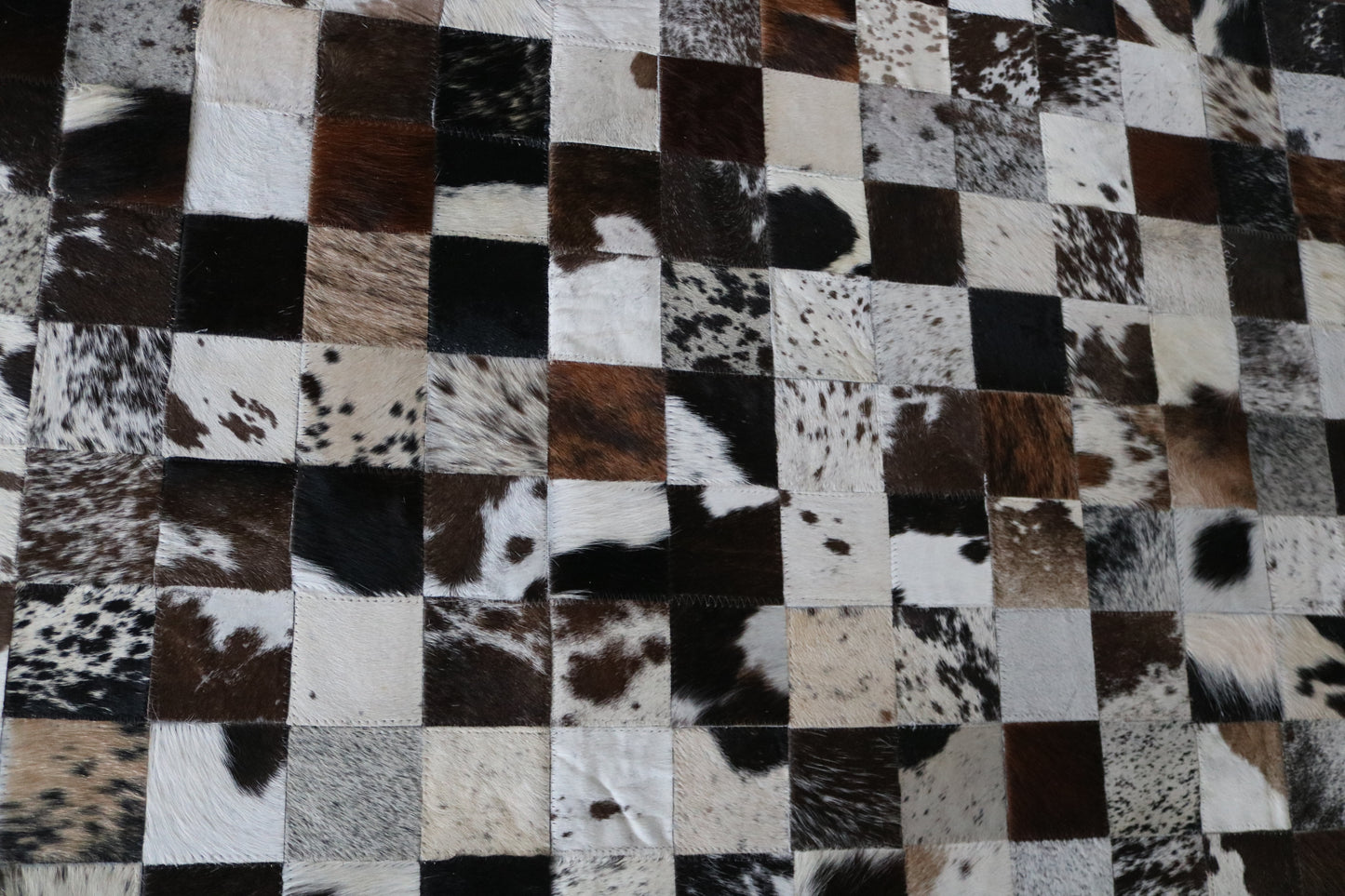 99516 Cowhide rug Patchwork Collection Quebecuir Premium RUNNER