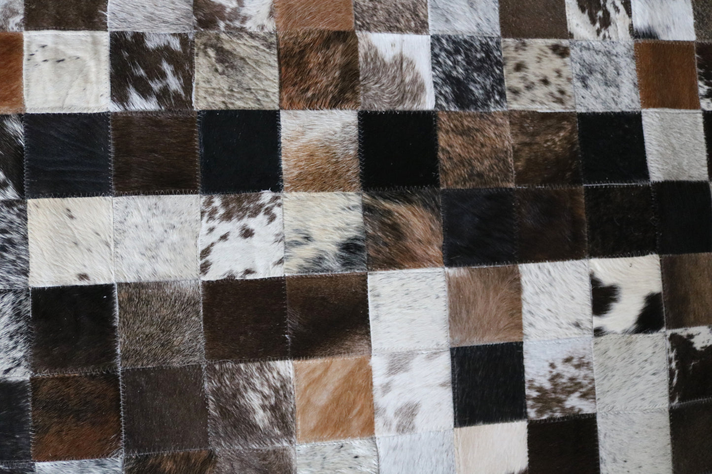 99517 Cowhide rug Patchwork Collection Quebecuir Premium RUNNER