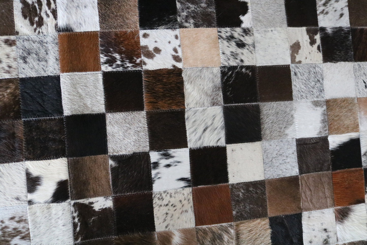99517 Cowhide rug Patchwork Collection Quebecuir Premium RUNNER