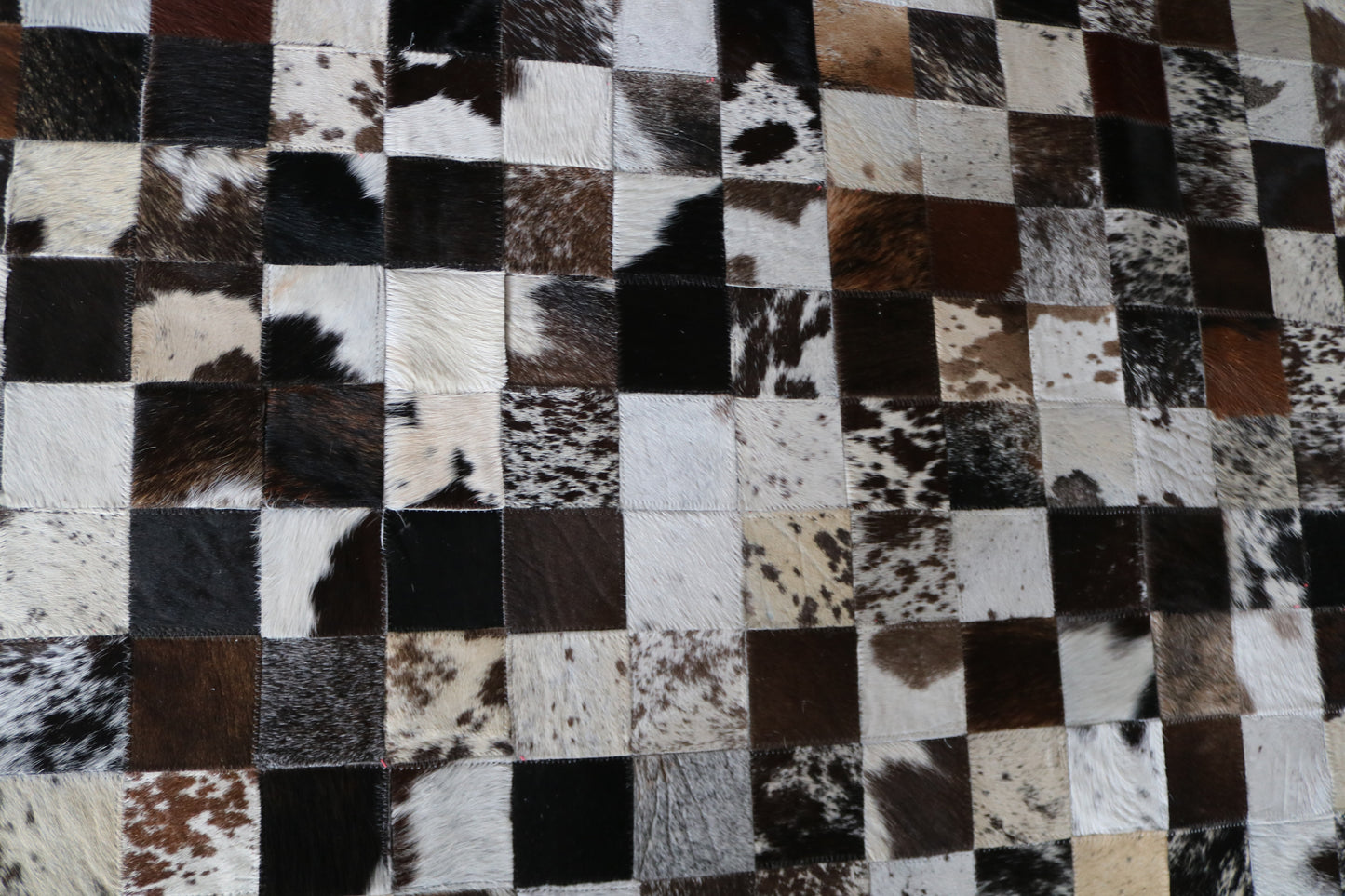 99520 Cowhide rug Patchwork Collection Quebecuir Premium RUNNER