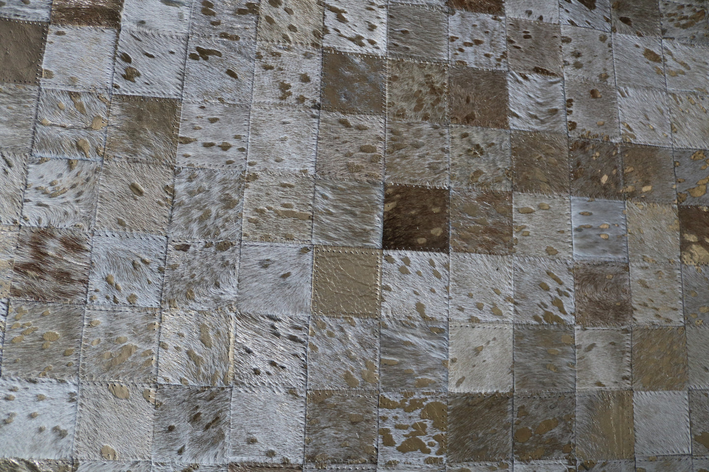 99522 Cowhide rug Patchwork Collection Quebecuir Premium RUNNER