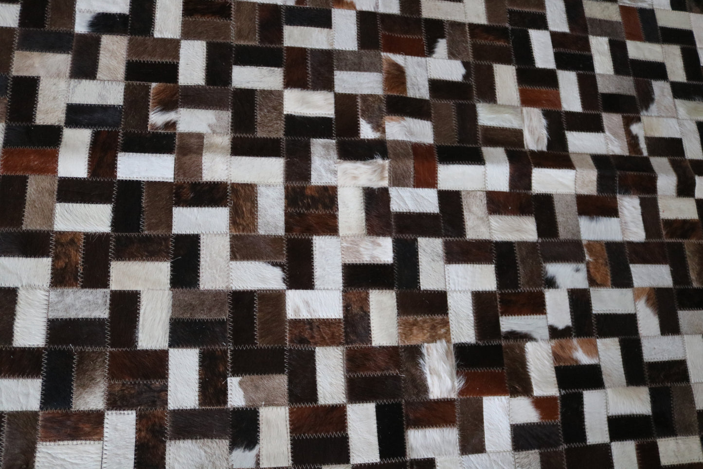 99530 Cowhide rug Patchwork Collection Quebecuir Premium