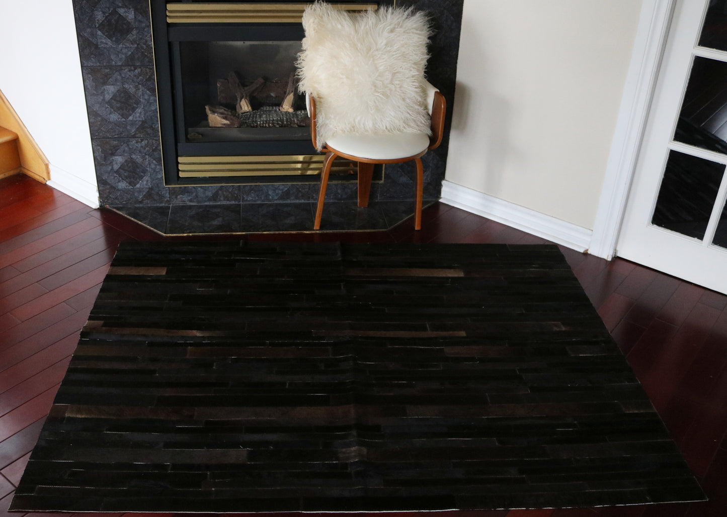 99531 Cowhide rug Patchwork Collection Quebecuir Premium