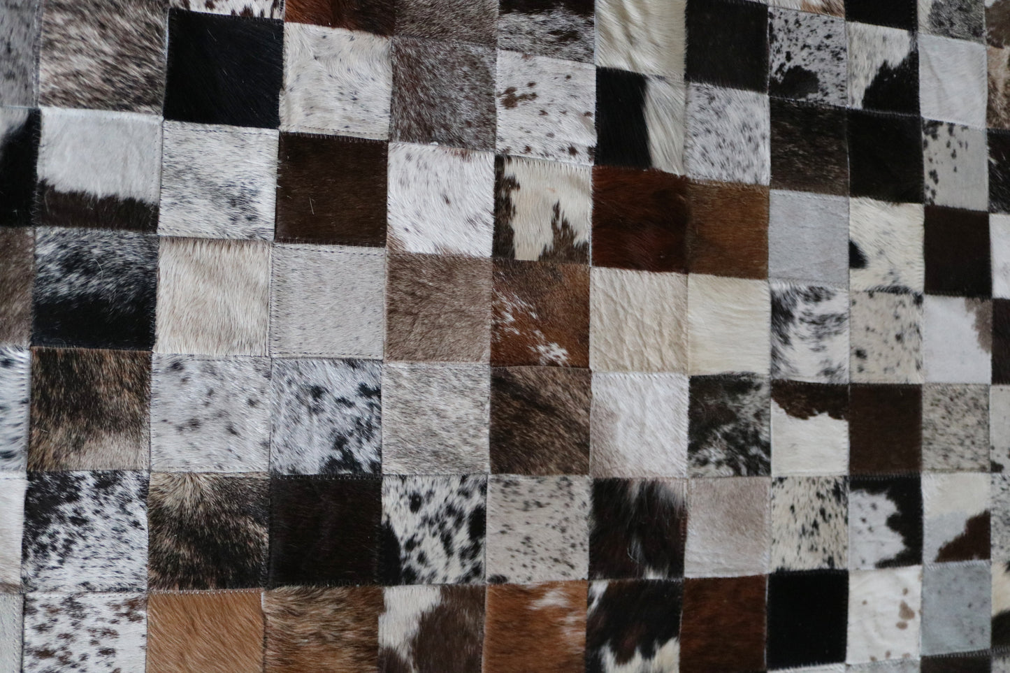 99533 Cowhide rug Patchwork Collection Quebecuir Premium RUNNER