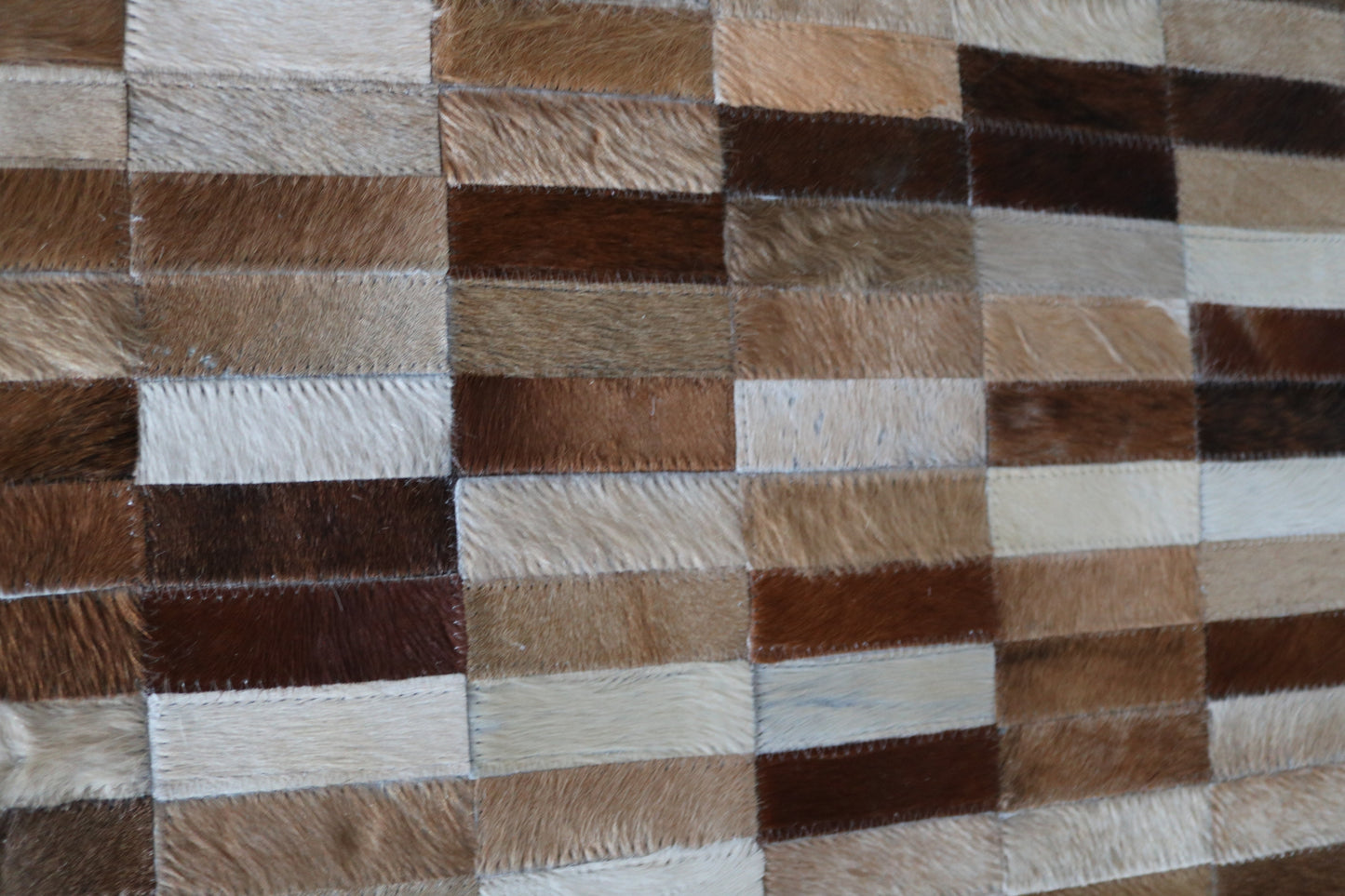 99537 Cowhide rug Patchwork Collection Quebecuir Premium RUNNER