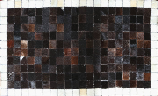 99539 Cowhide rug Patchwork Collection Quebecuir Premium RUNNER