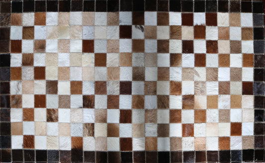 99540 Cowhide rug Patchwork Collection Quebecuir Premium RUNNER