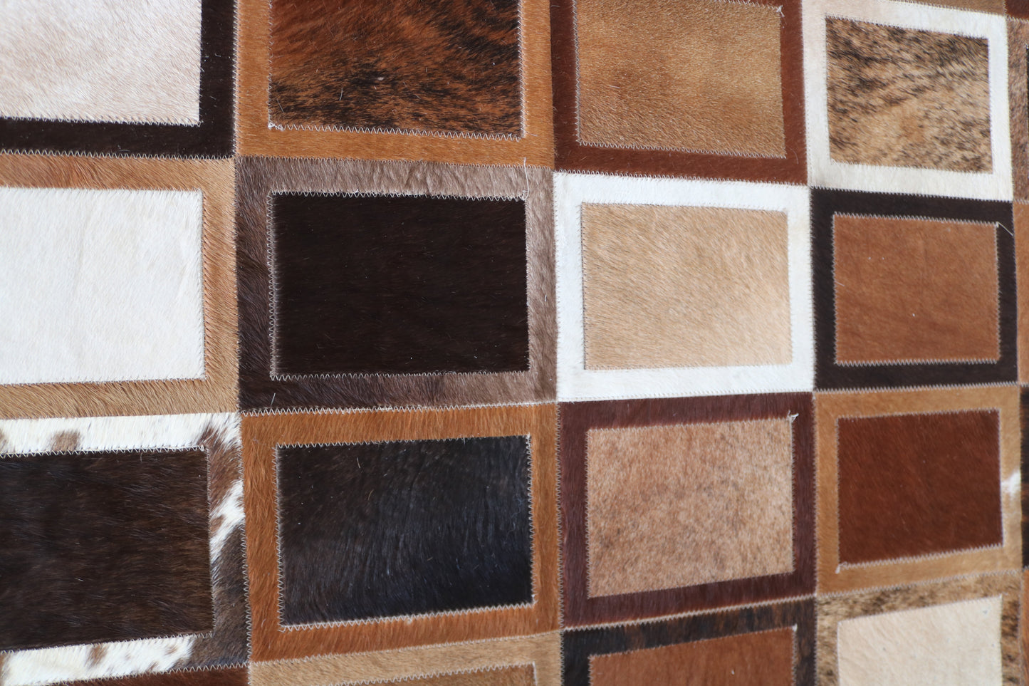 99542 Cowhide rug Patchwork Collection Quebecuir Premium RUNNER