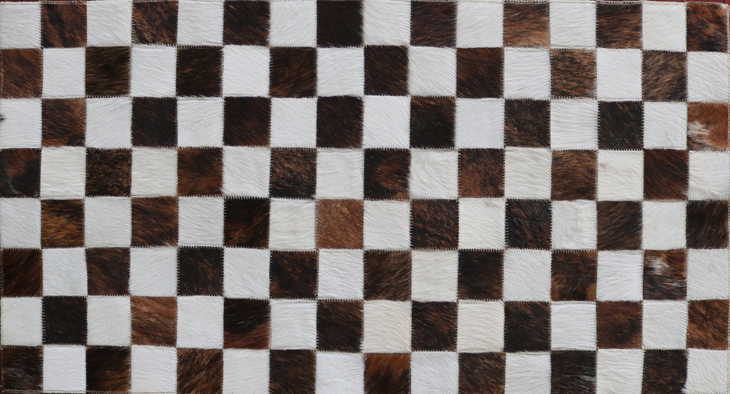 99546 Cowhide rug Patchwork Collection Quebecuir Premium RUNNER