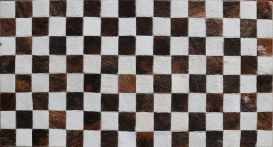 99546 Cowhide rug Patchwork Collection Quebecuir Premium RUNNER