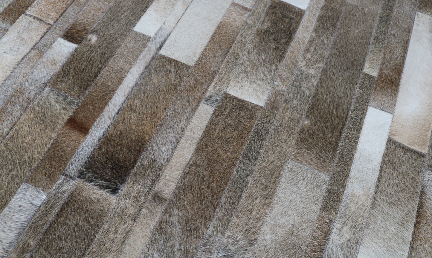 99550 Cowhide rug Patchwork Collection Quebecuir Premium SUPER BIG SIZE XXXXL