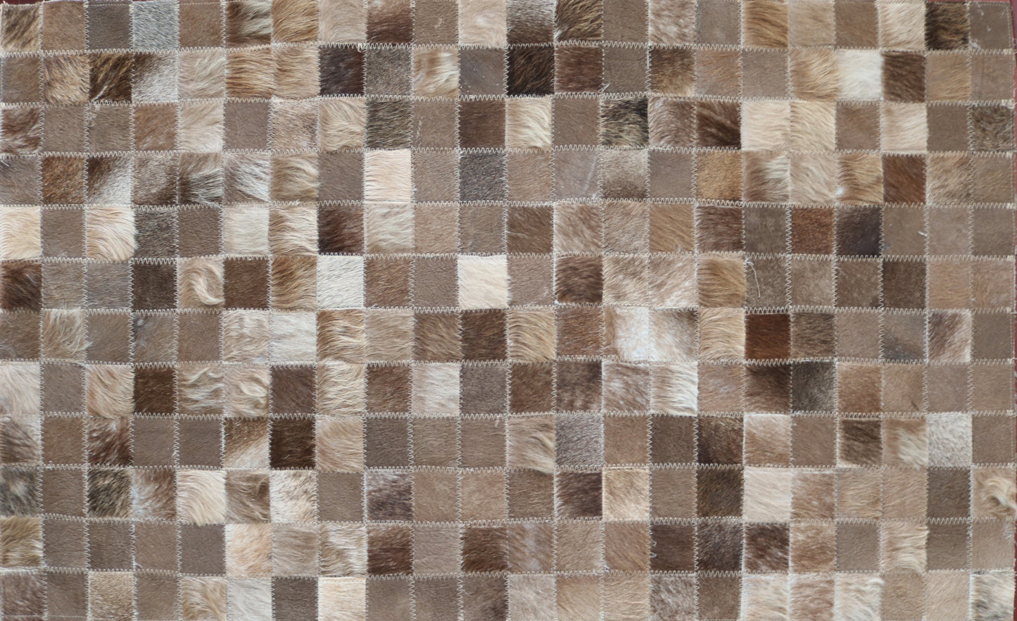99553 Cowhide rug Patchwork Collection Quebecuir Premium RUNNER