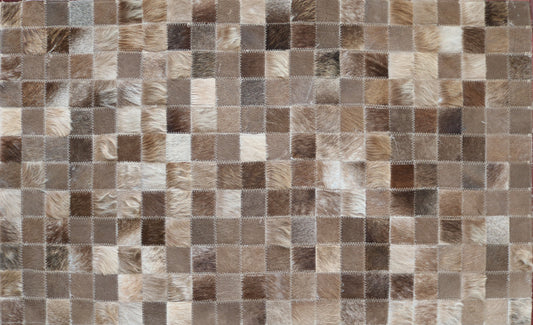 99553 Cowhide rug Patchwork Collection Quebecuir Premium RUNNER