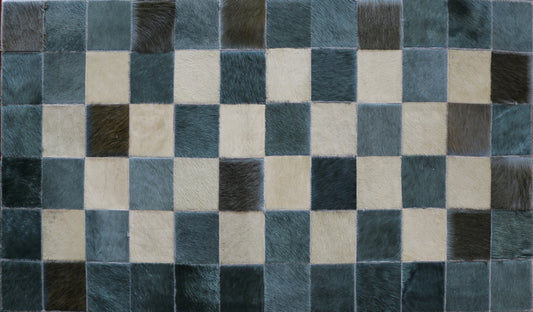 99556 Cowhide rug Patchwork Collection Quebecuir Premium RUNNER