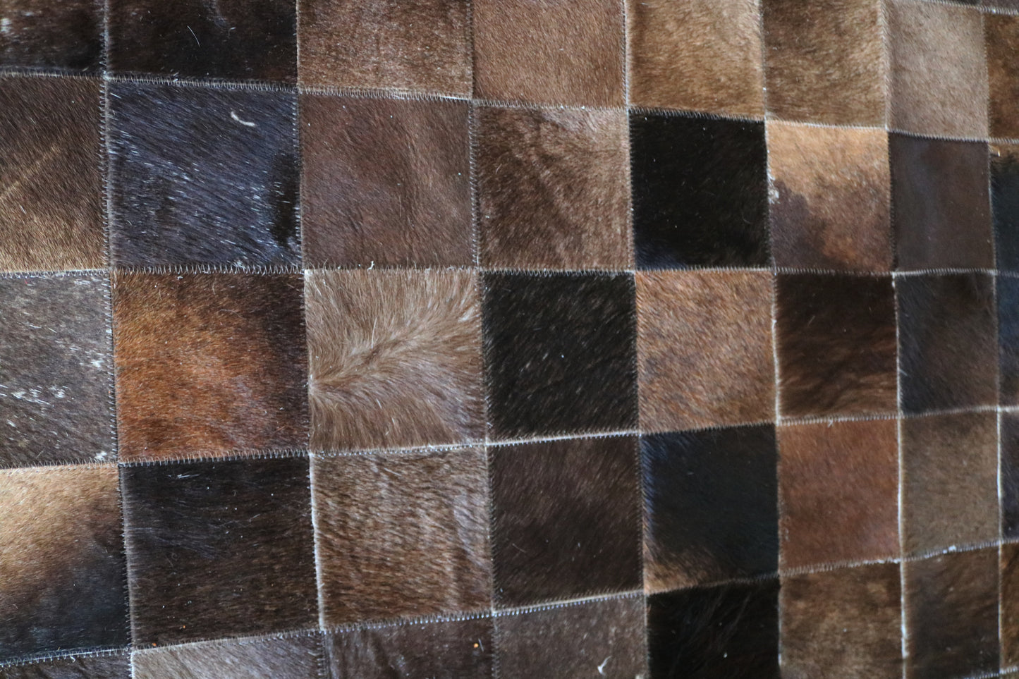 99566 Cowhide rug Patchwork Collection Quebecuir Premium RUNNER