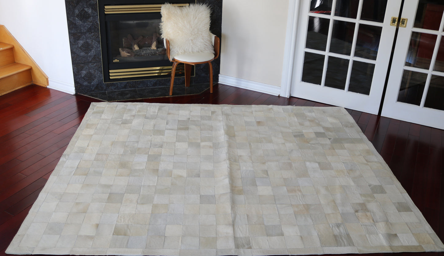 99570 Cowhide rug Patchwork Collection Quebecuir Premium SUPER BIG SIZE XXXL