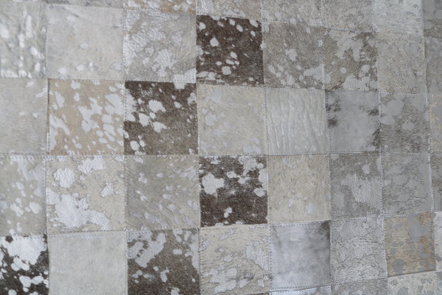 99571 Cowhide rug Patchwork Collection Quebecuir Premium SUPER BIG SIZE XXXL