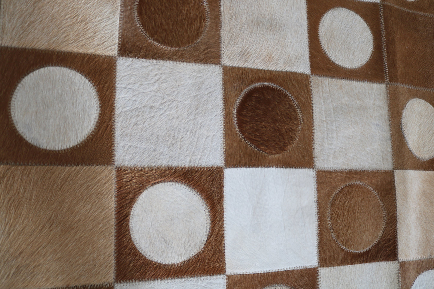 99579 Cowhide rug Patchwork Collection Quebecuir Premium