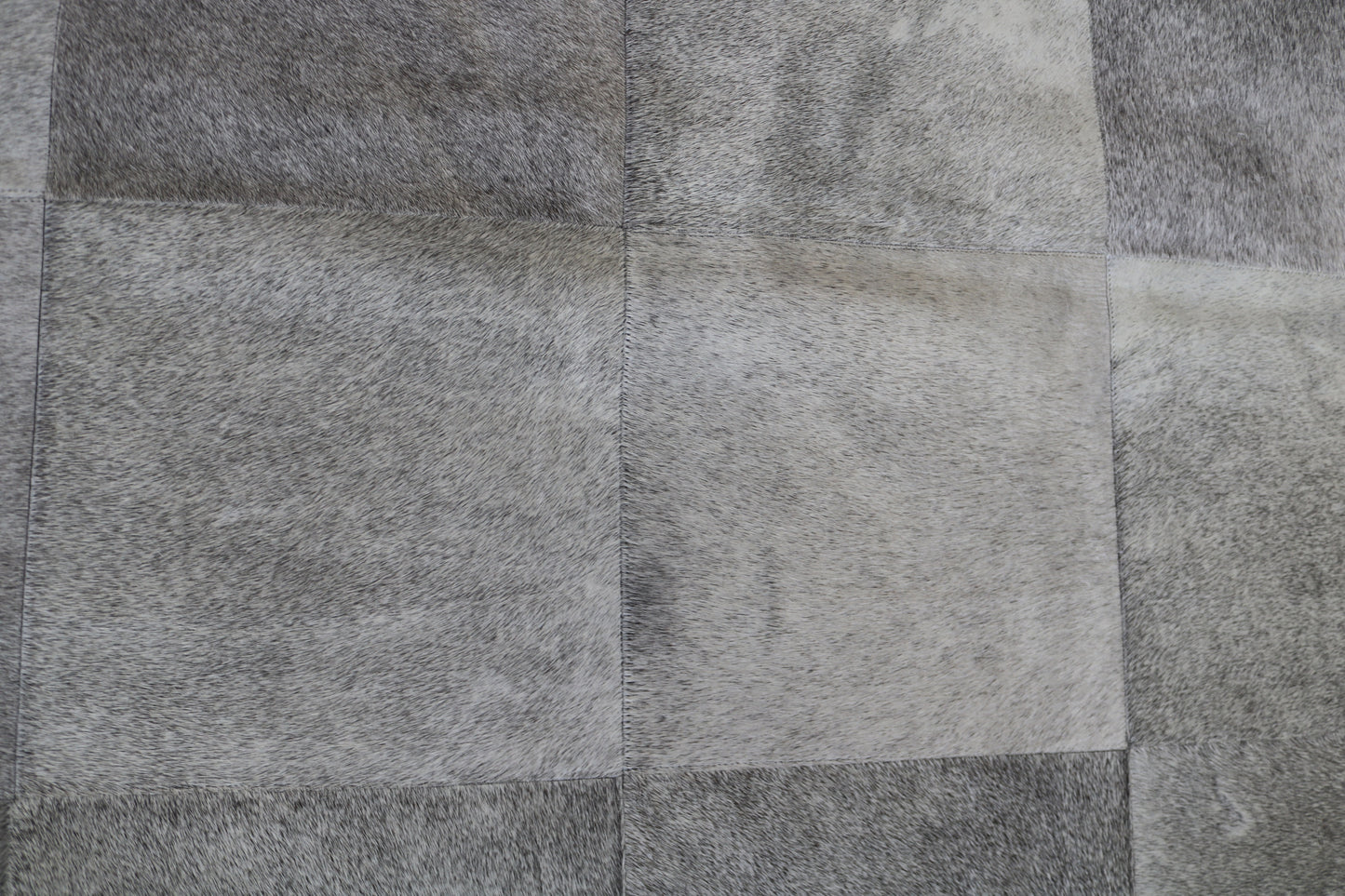 99581 Cowhide rug Patchwork Collection Quebecuir Premium  GREY SUPER BIG SIZE XXXL