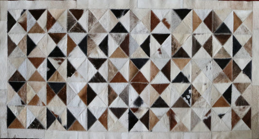 99590 Cowhide rug Patchwork Collection Quebecuir Premium RUNNER