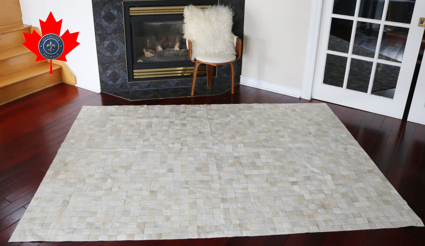 99597 Cowhide rug Patchwork Collection Quebecuir Premium SUPER BIG SIZE XXXL