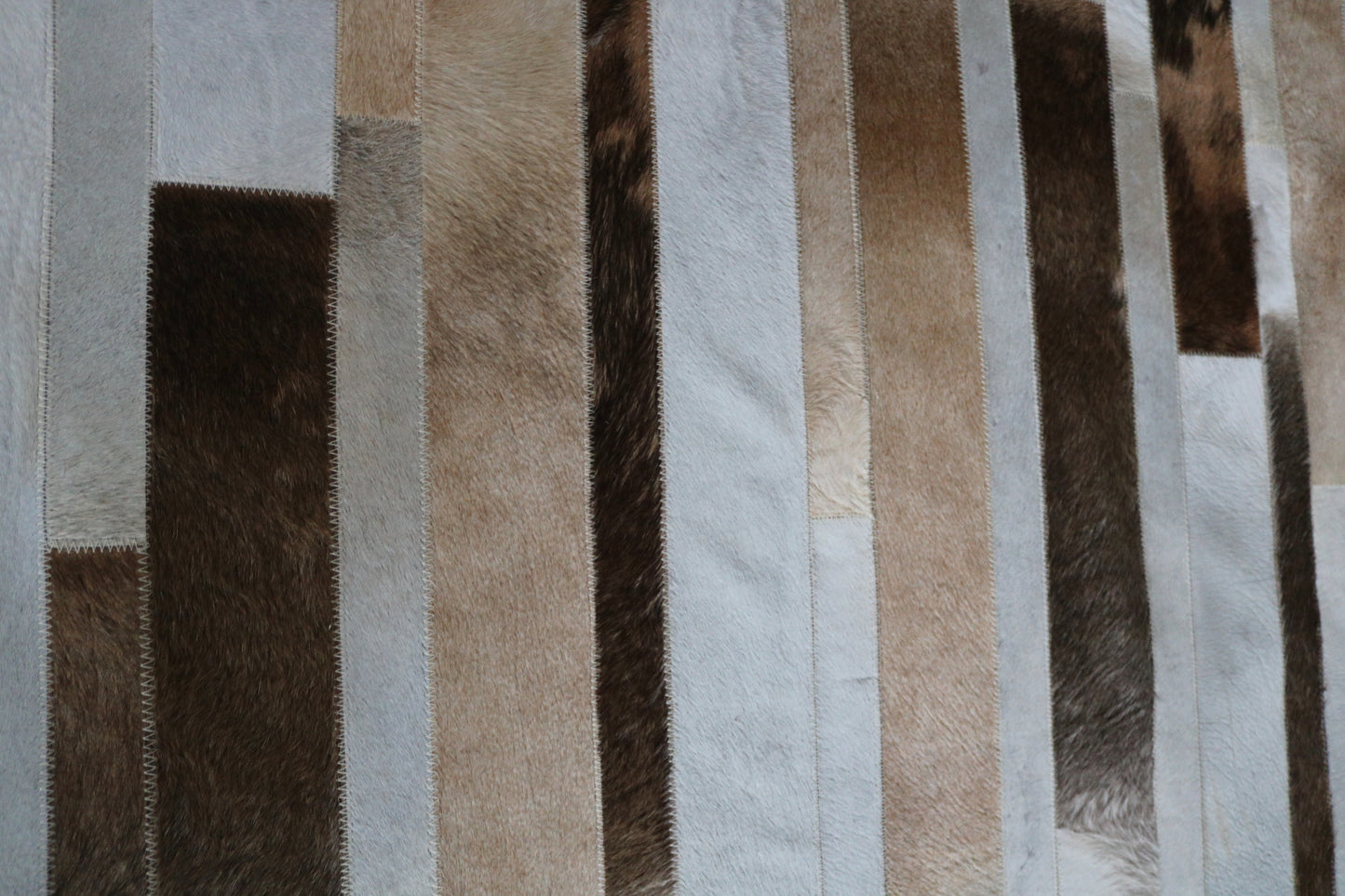 99598 Cowhide rug Patchwork Collection Quebecuir Premium SUPER BIG SIZE XXXL