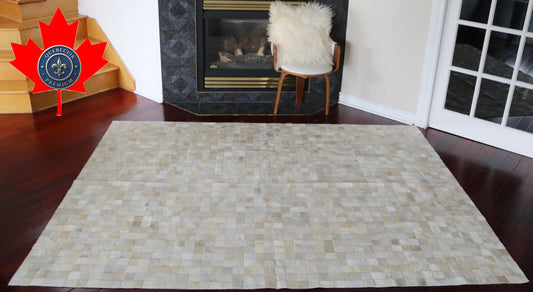 99608 Cowhide rug Patchwork Collection Quebecuir Premium BIG SIZE XXL